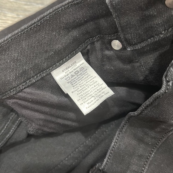 • Everlane • The High Rise Skinny Jean Black Womens - Picture 5 of 5